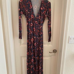 Motherhood maternity wrap dress